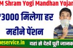 PM Shram Yogi Mandhan Yojana
